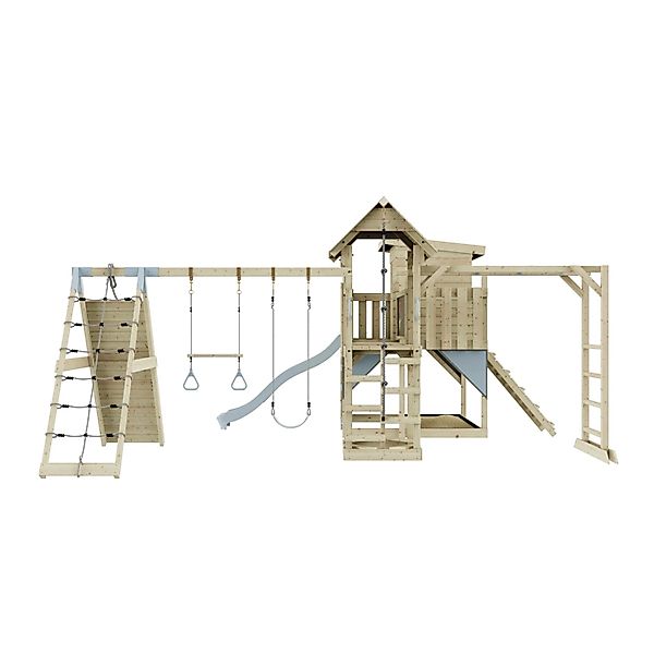 OutdoorToys Spielturm Lars mit Trapezschaukel Eisblau günstig online kaufen