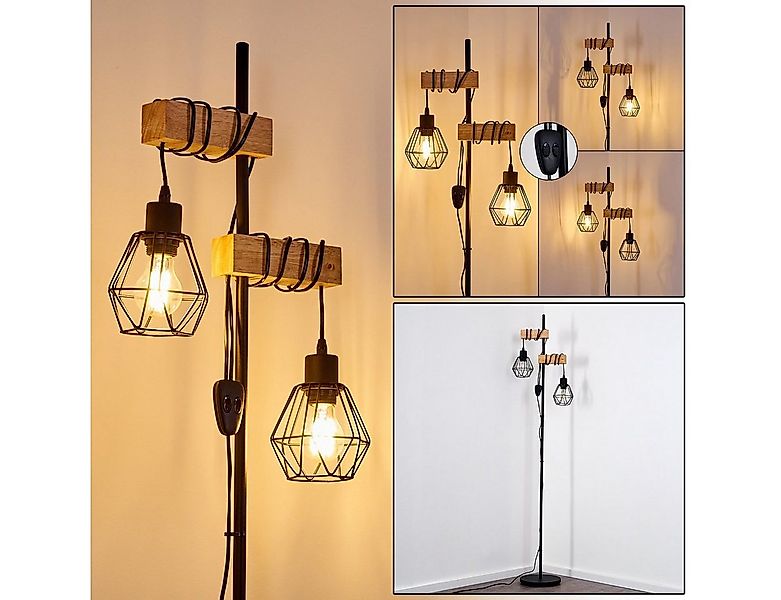 hofstein Stehlampe Vintage Wohn Schlaf Zimmer Beleuchtung Steh Boden Stand günstig online kaufen