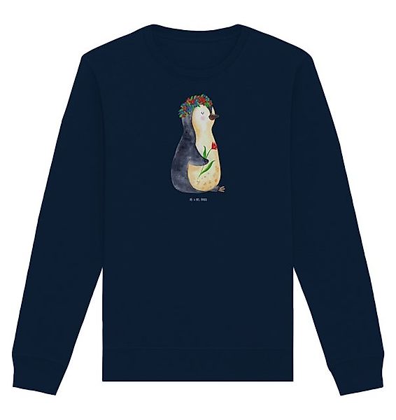 Mr. & Mrs. Panda Longpullover Pinguin Blumen Größe S - French Navy - Gesche günstig online kaufen