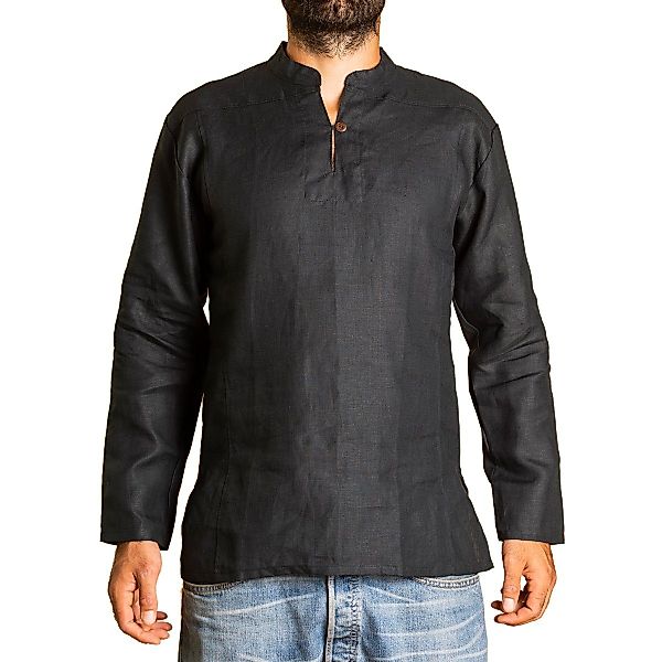 PANASIAM Kurzarmhemd Fischerhemd aus 100% Hanf günstig online kaufen