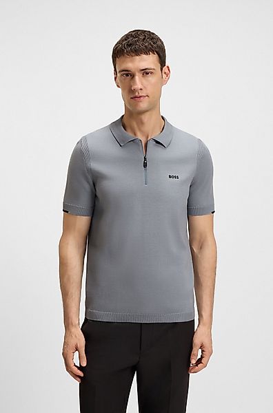 BOSS GREEN Kurzarmpullover "K Ever-X PS", mit Perforierungen zur Belüftung günstig online kaufen