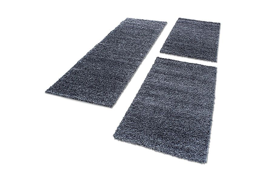 Carpettex Hochflor-Bettumrandung Unicolor - Einfarbig, Höhe 30 mm, (Bett-Se günstig online kaufen
