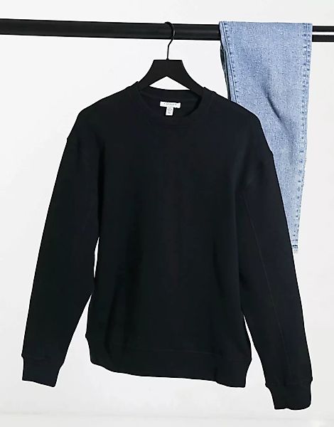 Topshop – Schwarzes Sweatshirt günstig online kaufen
