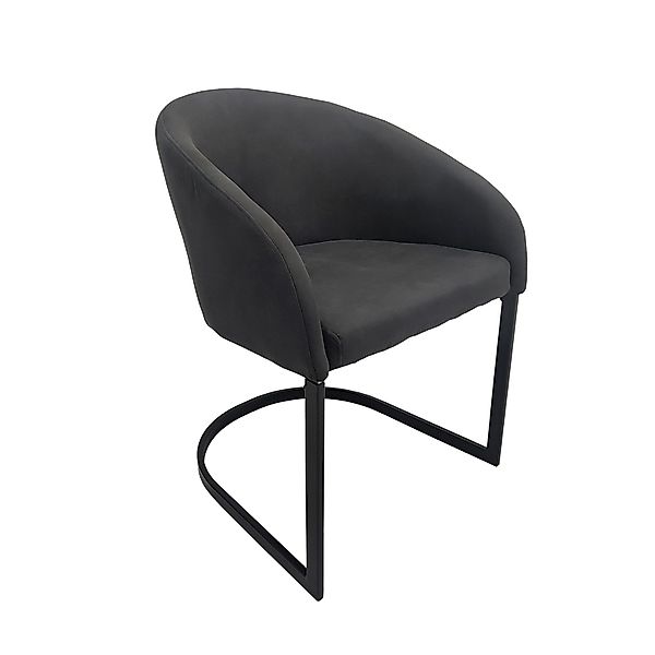 HTI-Living Freischwinger Stuhl Vemal Schwarz (Stück, günstig online kaufen