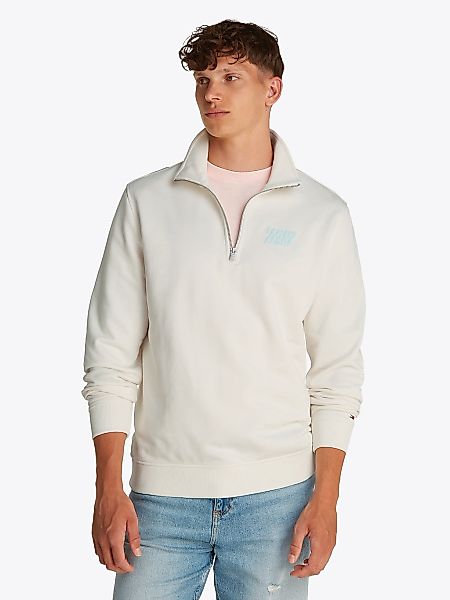 Tommy Jeans Sweatshirt "TJM REG BUBBLE QRTR ZIP FRNT/BCK", mit großem Rücke günstig online kaufen