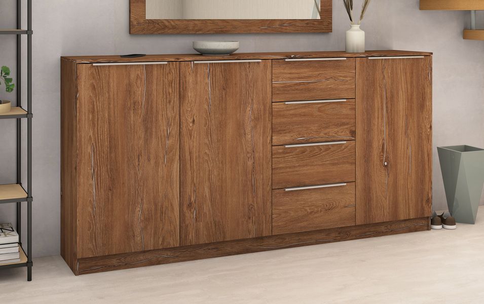 borchardt Möbel Highboard Oliva, Breite ca. günstig online kaufen