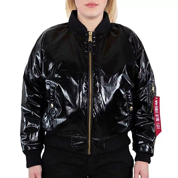 Alpha Industries Ma-1 Os Metallic Jacke XL Black günstig online kaufen