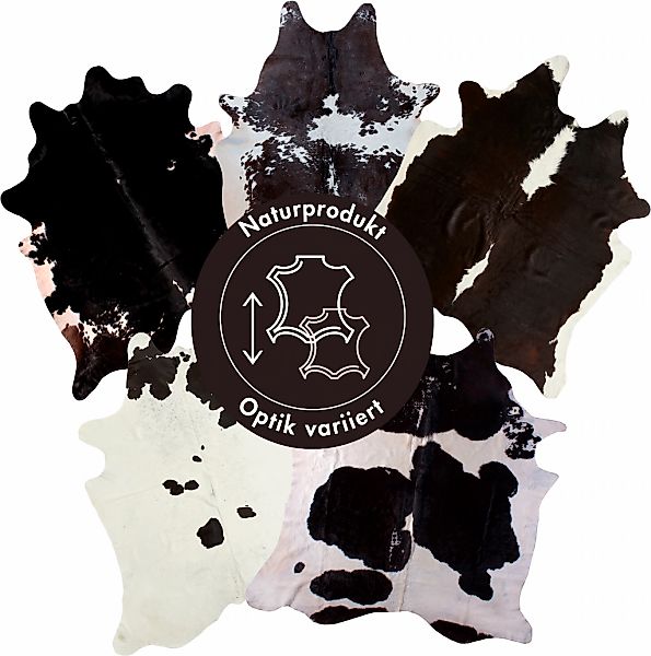 LUXOR living Fellteppich "Rinderfell" fellförmig 2 mm Höhe günstig online kaufen