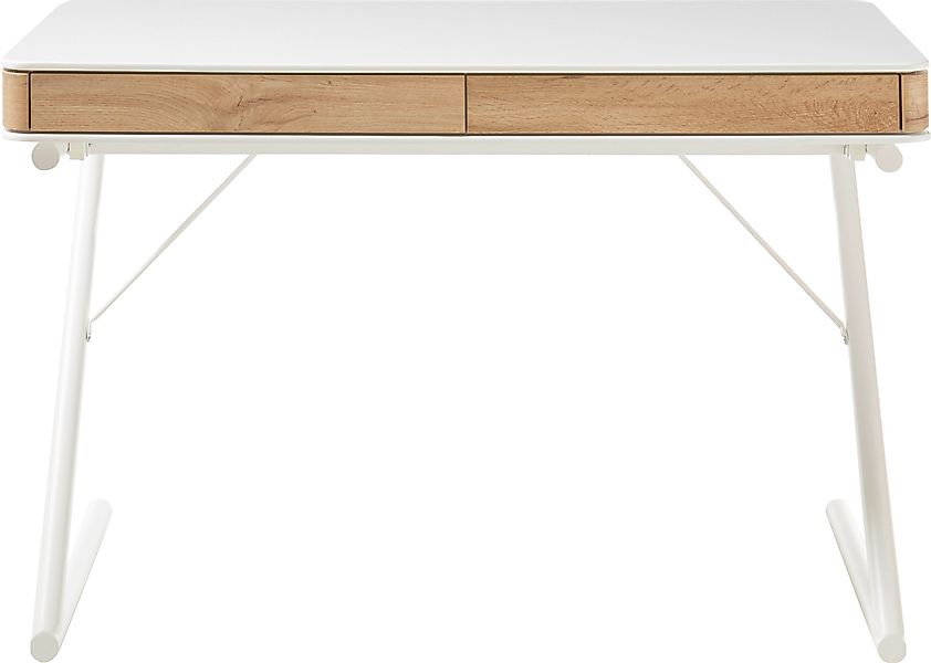 MCA furniture Schreibtisch Bukarest, weiß matt günstig online kaufen