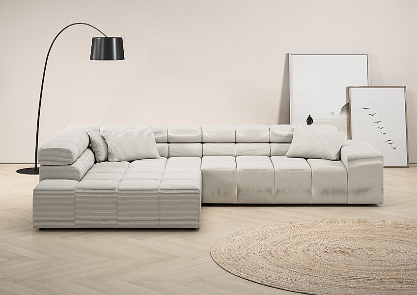 INOSIGN Ecksofa "Ancona incl. Kopfteilverstellung, OTTOs Choice, Breite 319 günstig online kaufen
