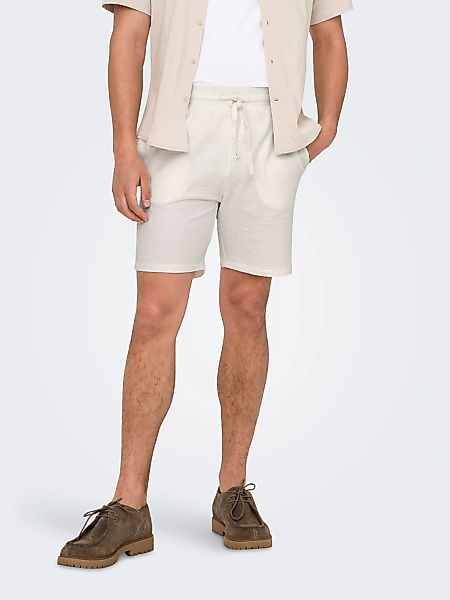 ONLY & SONS Shorts "ONSKIAN LIFE REG SEERSUCKER SHORTS NOOS" günstig online kaufen