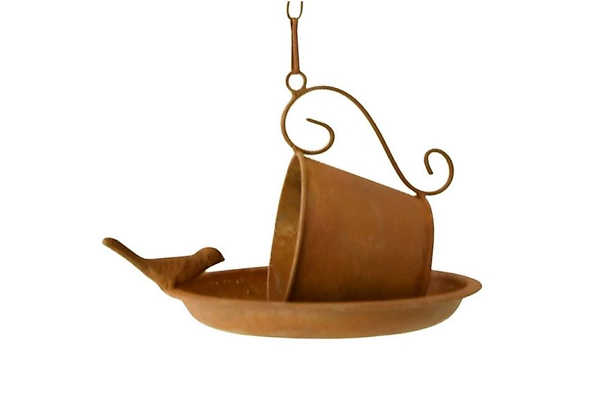 HTI-Living Futterhaus Dekorative Vogelfutterstation Metall Tasse, Vogelfutt günstig online kaufen