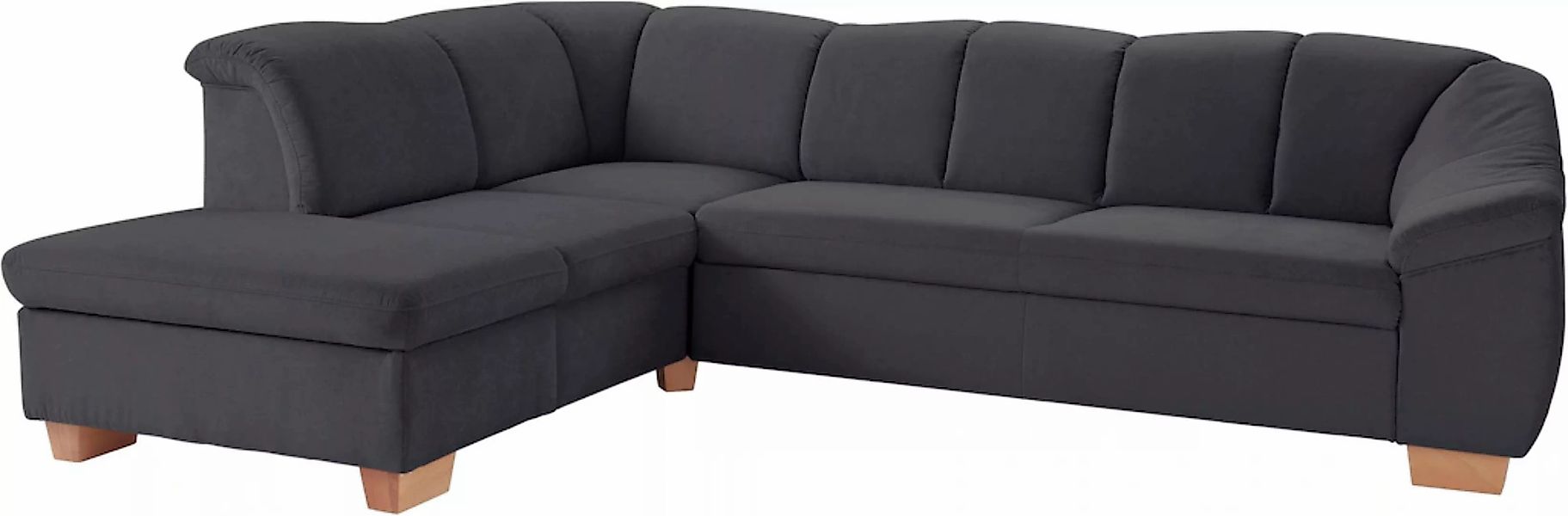 sit&more Ecksofa »Santo L-Form«, mit Federkern, wahlweise mit Bettfunktion günstig online kaufen