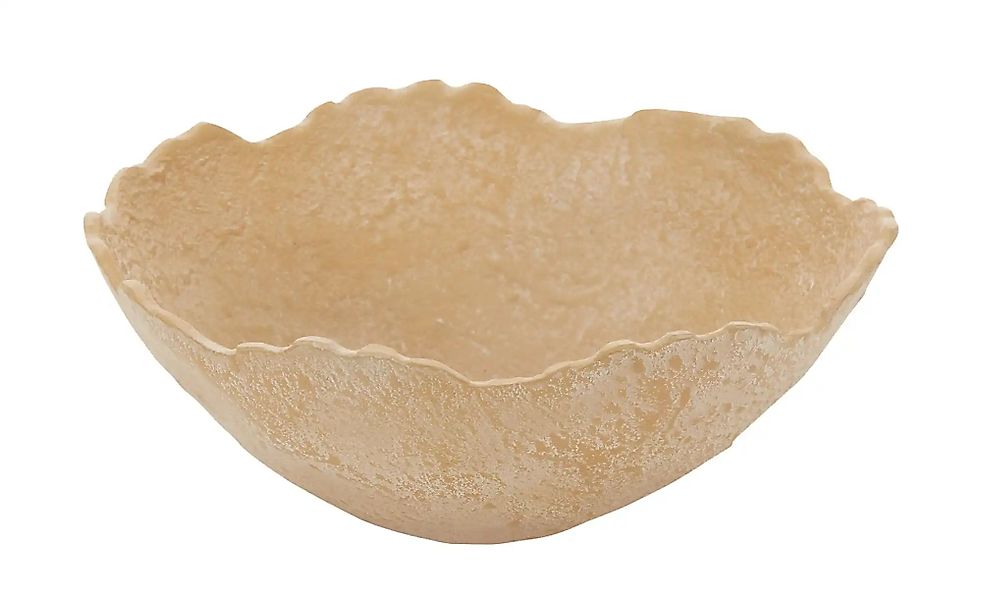 HOME STORY Deko Schale   ¦ braun ¦ Aluminium ¦ Maße (cm): H: 10  Ø: 26 Acce günstig online kaufen