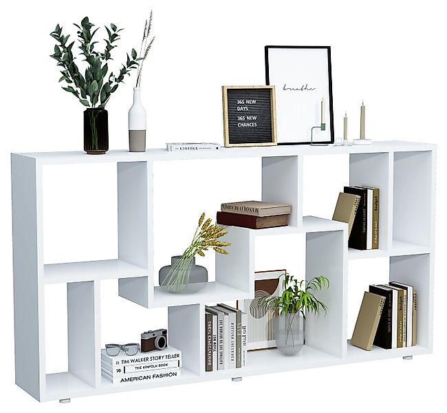 VCM Standregal Holz Stand Regal Raumteiler Bücherregal Lanisa L günstig online kaufen