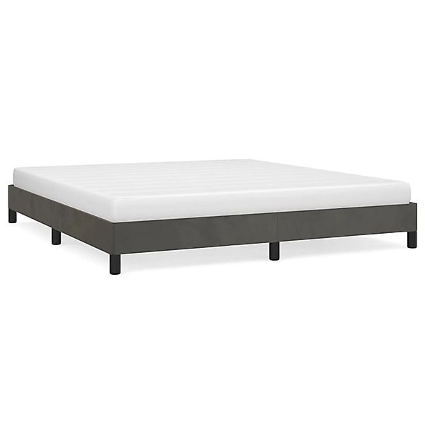 vidaXL Bettgestell Dunkelgrau 180x200 cm Samt Modell 11367238 günstig online kaufen