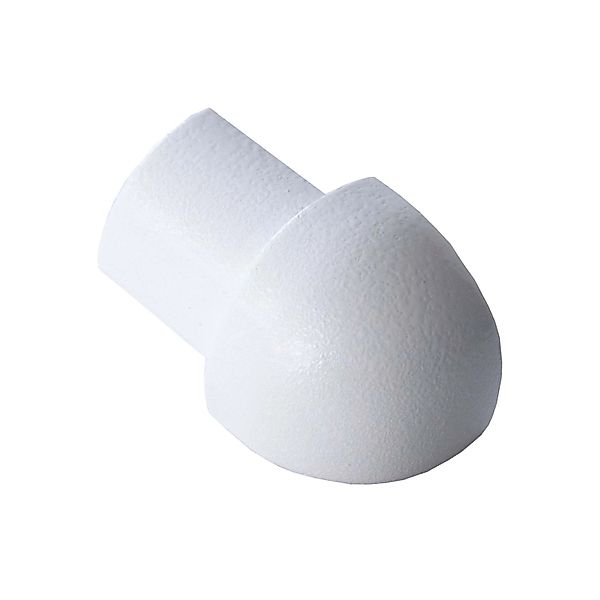 Dalsys Außeneck Fliesenschiene Viertelkreis 8mm Aluminium Weiß günstig online kaufen