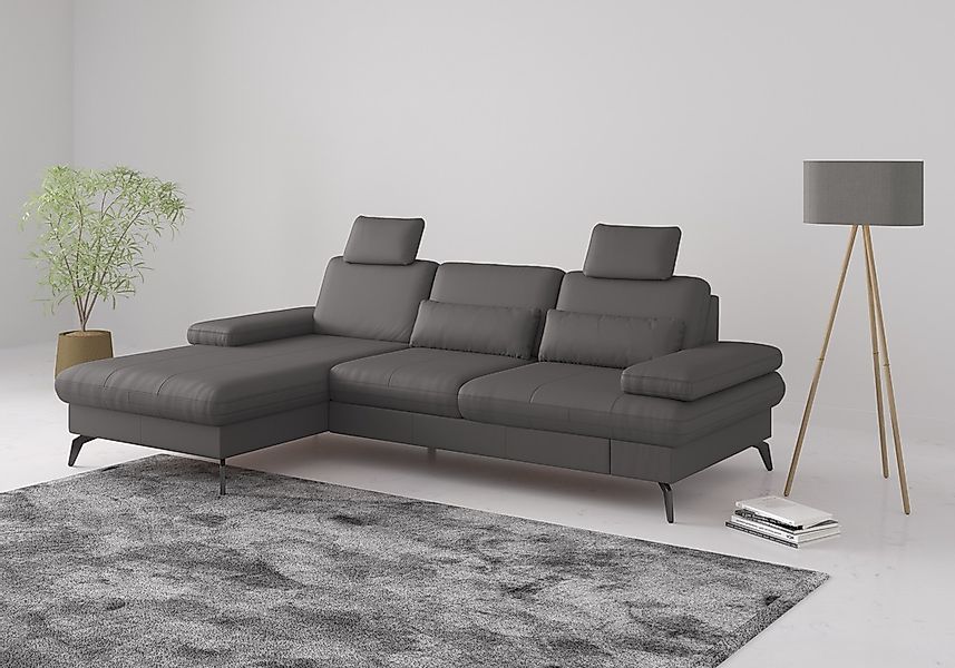 sit&more Ecksofa "Morris L-Form, inkl. Sitztiefenverstellung", wahlweise mi günstig online kaufen