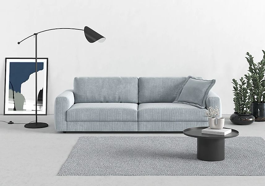 TRENDMANUFAKTUR Big-Sofa "Bourbon, Designsofa,", mit extra hohem Sitzkomfor günstig online kaufen