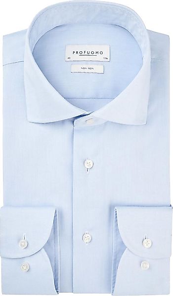 Profuomo Hemd Extra Lange Ärmel Cutaway Light Blue - Größe 44 günstig online kaufen