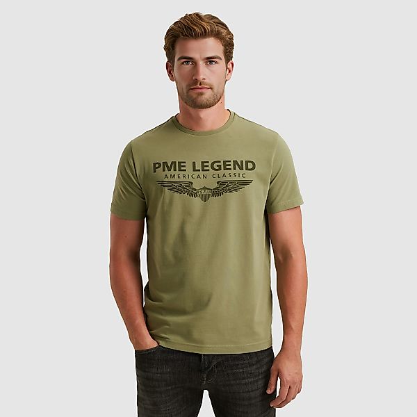 PME LEGEND T-Shirt mit eingefasstem Rundhalsausschnitt günstig online kaufen