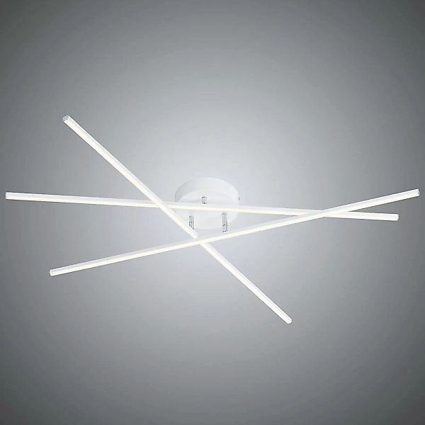 Weiße LED-Deckenlampe Tiriac, Switchdim-Funktion günstig online kaufen