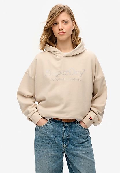 Superdry Kapuzensweatshirt "VENUE METALLIC RELAXED HOOD" günstig online kaufen