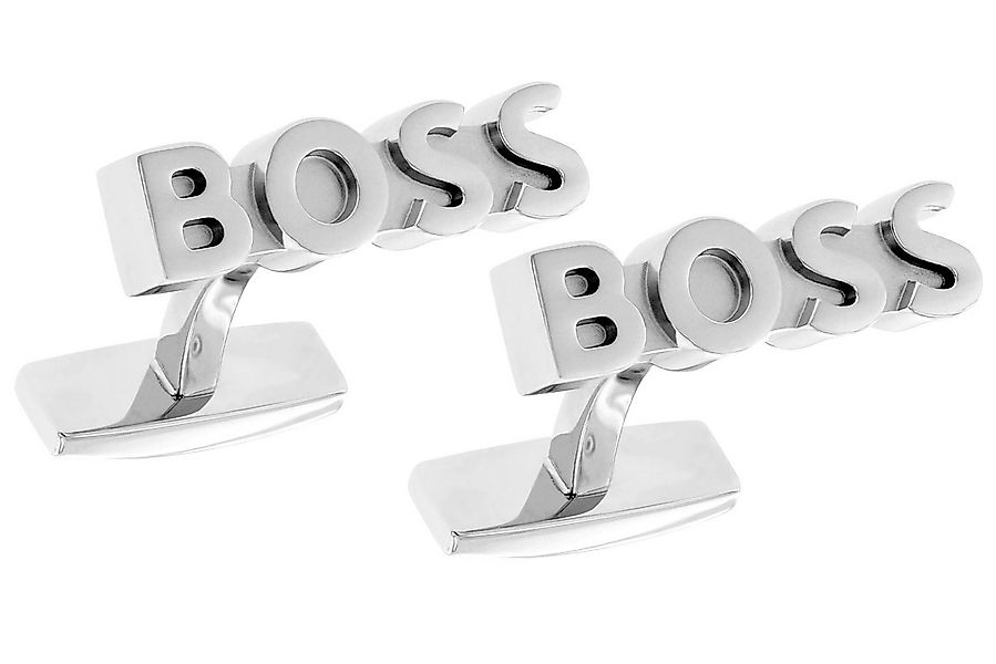 BOSS Manschettenknöpfe Silberfarben B-BOSS günstig online kaufen