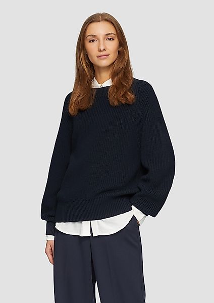 s.Oliver Strickpullover Strickpullover mit Raglan-Ärmeln und günstig online kaufen