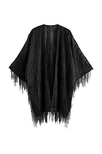 Next Blusenkimono Langer Kimono mit Fransen günstig online kaufen