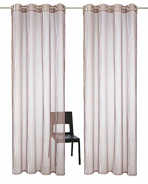 my home Gardine Dimona, Ösen (2 günstig online kaufen
