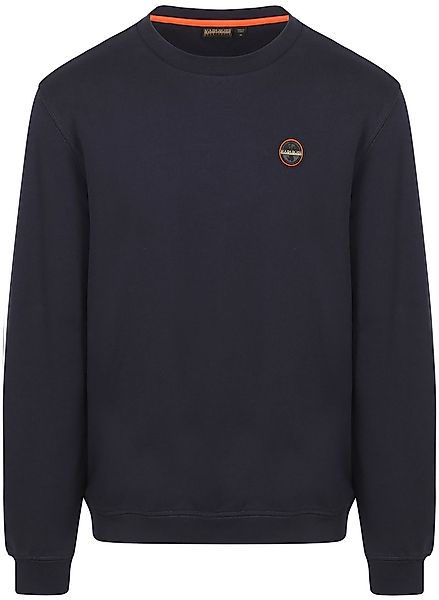 Napapijri Badge Sweater Navy - Größe L günstig online kaufen