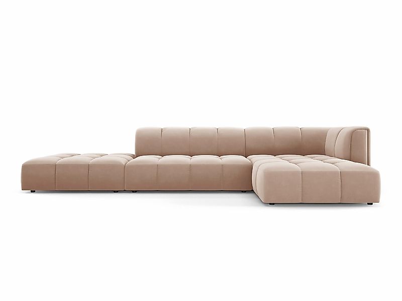 Milo Casa | Ecksofa Francesca Samt rechts 5-Sitzer günstig online kaufen