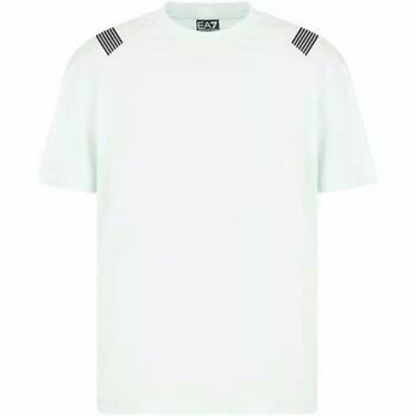 Ea7 Emporio Armani  T-Shirts & Poloshirts Visibility 7 Lines T-Shirt Pale B günstig online kaufen