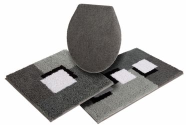 my home Badematte "Ada, Badvorleger, Badezimmer Teppich" Höhe 21 mm rutschh günstig online kaufen