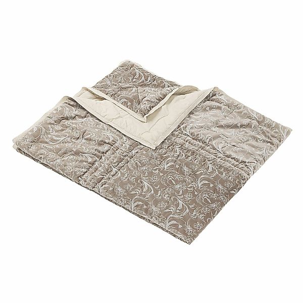 Mirabeau Tagesdecke Quilt Olicianne taupe günstig online kaufen