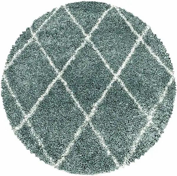 Ayyildiz Teppiche Hochflor-Teppich »ALVOR 3401«, rund, 50 mm Höhe, Shaggy, günstig online kaufen