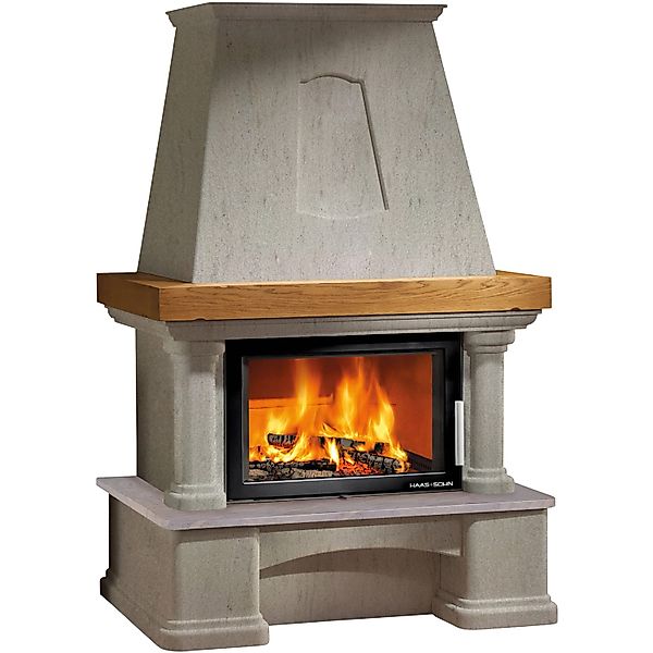 Kaminofen Leichtbeton Creme 8 kW günstig online kaufen