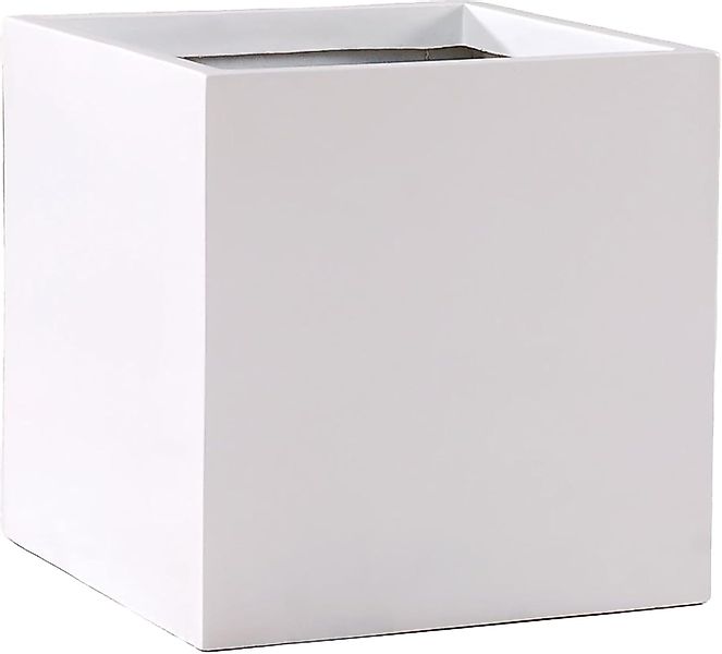 VIVANNO Pflanzkübel Fiberglas BLOCK Würfel - günstig online kaufen