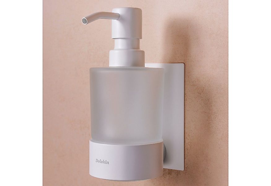 Dolvhin Seifenspender Wandmontage ohne Bohren, Glas Handseifenspender, Wand günstig online kaufen
