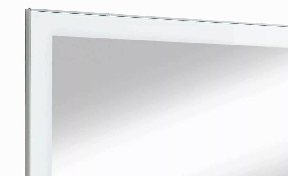 Spiegel 80 x 60 cm Duna ¦ weiß ¦ Glas,Aluminium,Holzwerkstoff ¦ Maße (cm): günstig online kaufen
