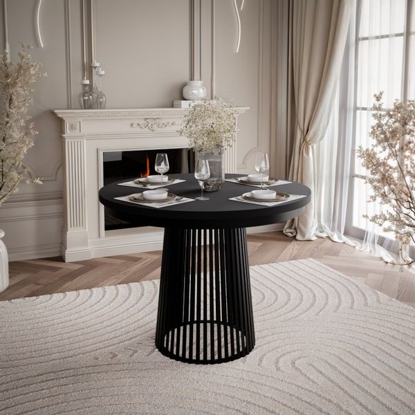 Lookway Esstisch ELYA Rund Ausziehbarer Tisch günstig online kaufen