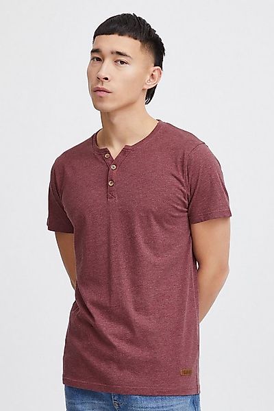 !Solid Rundhalsshirt SDVolker Kurzarmshirt mit Knopfleiste günstig online kaufen