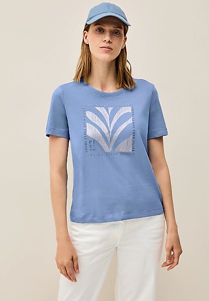 Cecil T-Shirt aus reiner Baumwolle günstig online kaufen