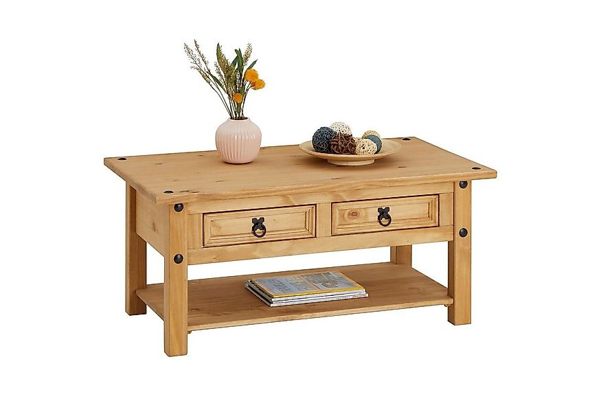 CARO-Möbel Couchtisch SALSA, Wohnzimmertisch 100x60cm, Sofatisch mit Staura günstig online kaufen