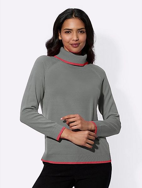 Sieh an! Strickpullover Rollkragenpullover . günstig online kaufen