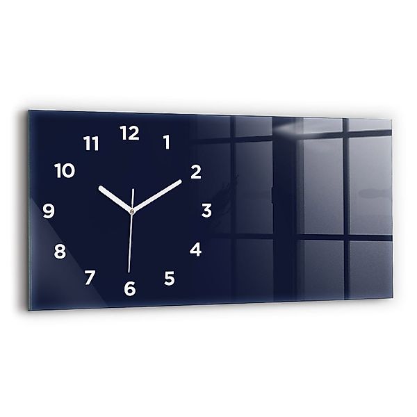 Tulup Wanduhr Glasuhr Rechteckige Wanduhr 60x30 günstig online kaufen