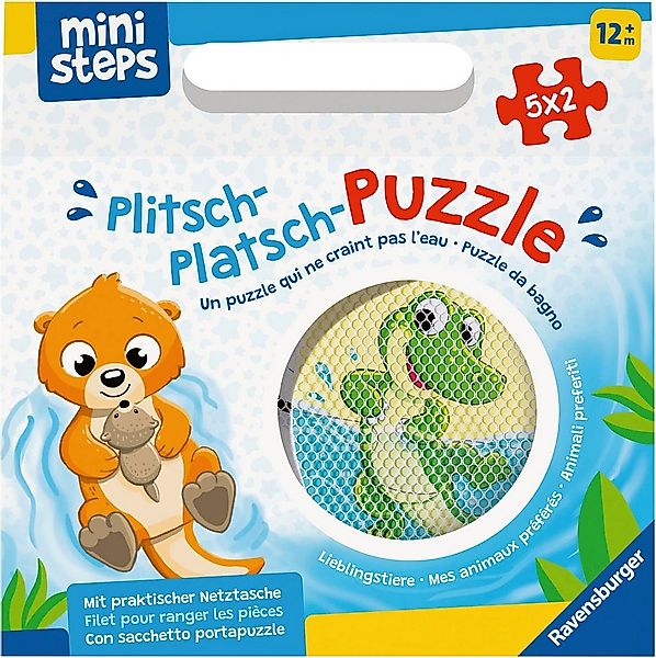 Ravensburger Puzzle Plitsch-Platsch-Puzzle Lieblingstiere, 10 Puzzleteile günstig online kaufen