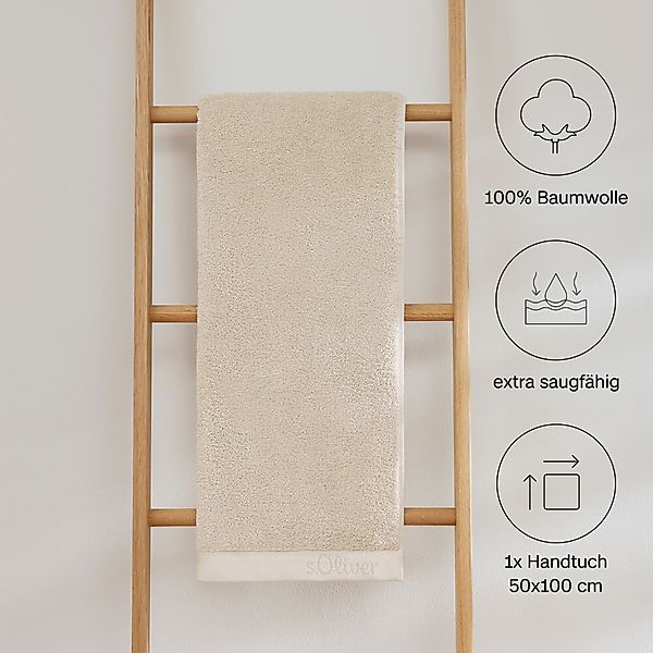 s.Oliver Handtuch s.Oliver, Premium Qualität, 600 günstig online kaufen