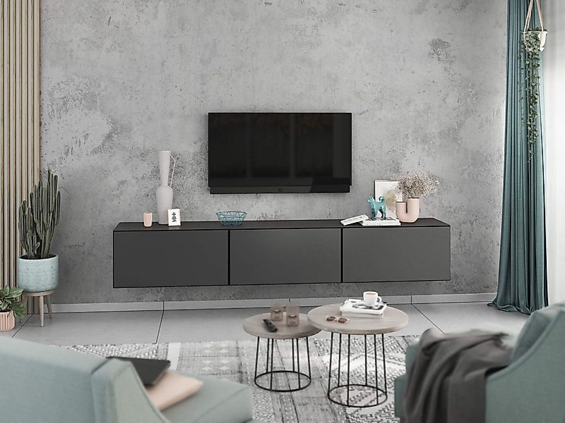 moebel-dich-auf Lowboard VARIANTO 4 (3 tlg., 228 cm breit, TV-Schrank beste günstig online kaufen